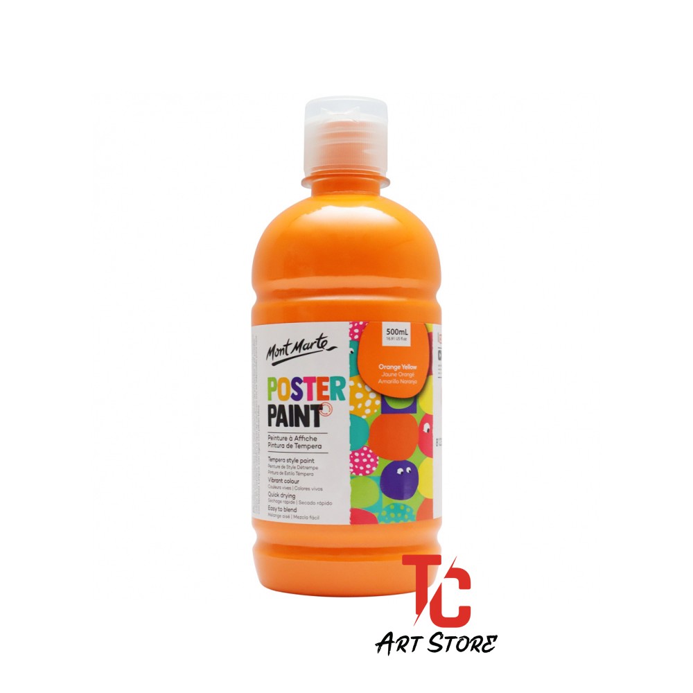 Màu Poster Paint Mont Marte 500ml (Chai lẻ) FULL MÀU