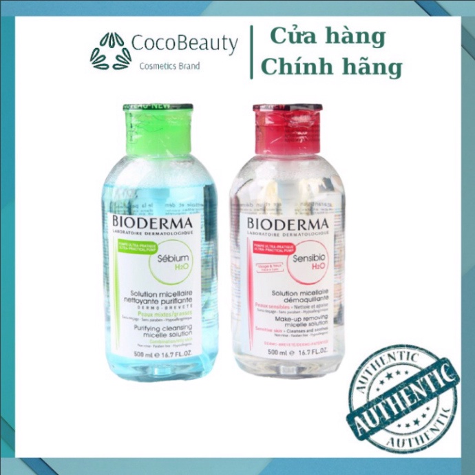 Nước Tẩy Trang BIODERMA Sensibio H2O 500ml