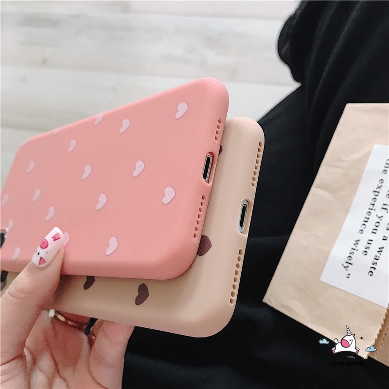 Ốp điện thoại bằng TPU silicon họa tiết trái tim màu kẹo cho iPhone 11 8 7 6 6s Plus X XR XS MAX 11Pro Max SE 2020 | BigBuy360 - bigbuy360.vn