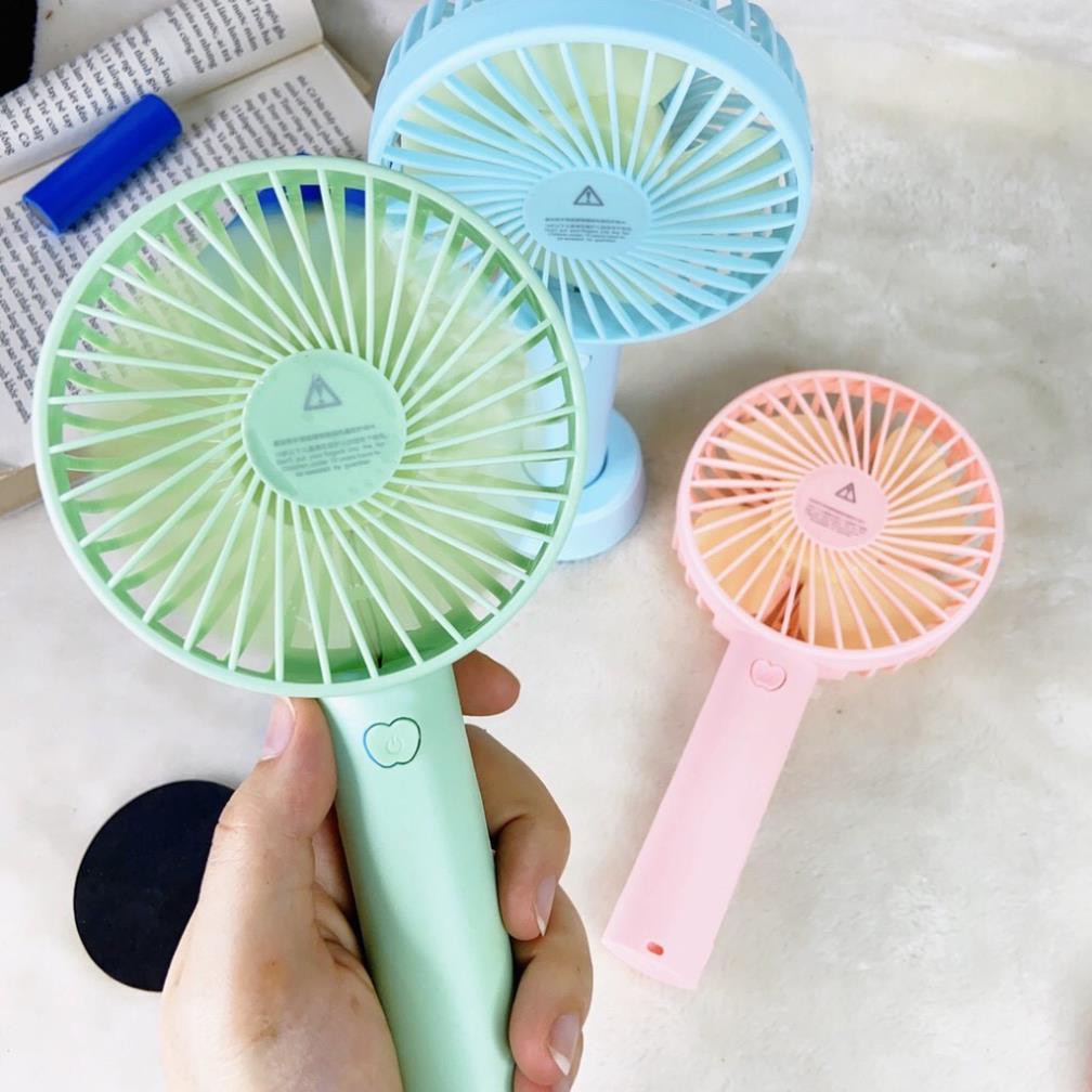 [FREESHIP - CÓ BẢO HÀNH] Quạt mini tích điện cầm tay sạc pin có đế để bàn siêu hot | BigBuy360 - bigbuy360.vn