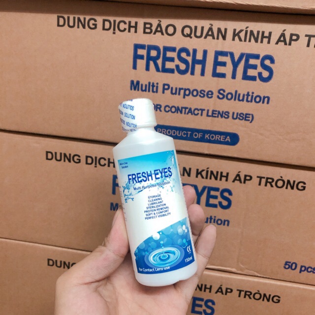 Thùng 50 Nước ngâm Lens Fresh Eye
