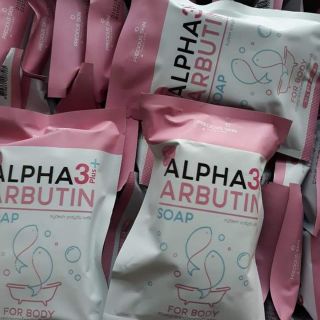 Combo 3 bánh xà phòng tắm alpha arbutin thai lan