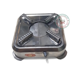 Bếp cồn khô inox mini chắn gió du lịch dã ngoại nấu ăn lẩu tiện dụng