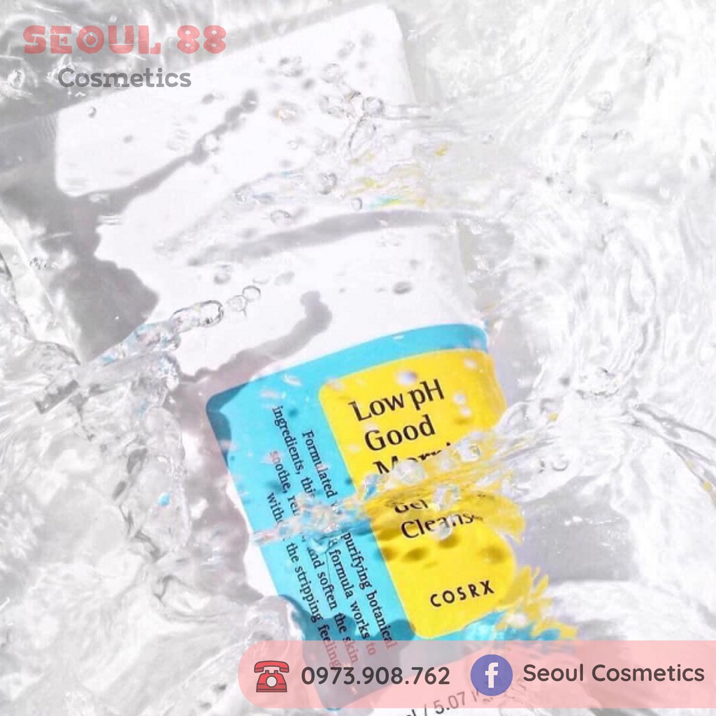 Sữa Rửa Mặt Cosrx Low PH Good Morning Gel Cleanser Dạng Gel Chiết Từ Dầu Cây Trà  " SEOUL COSMETICS 88 " | BigBuy360 - bigbuy360.vn