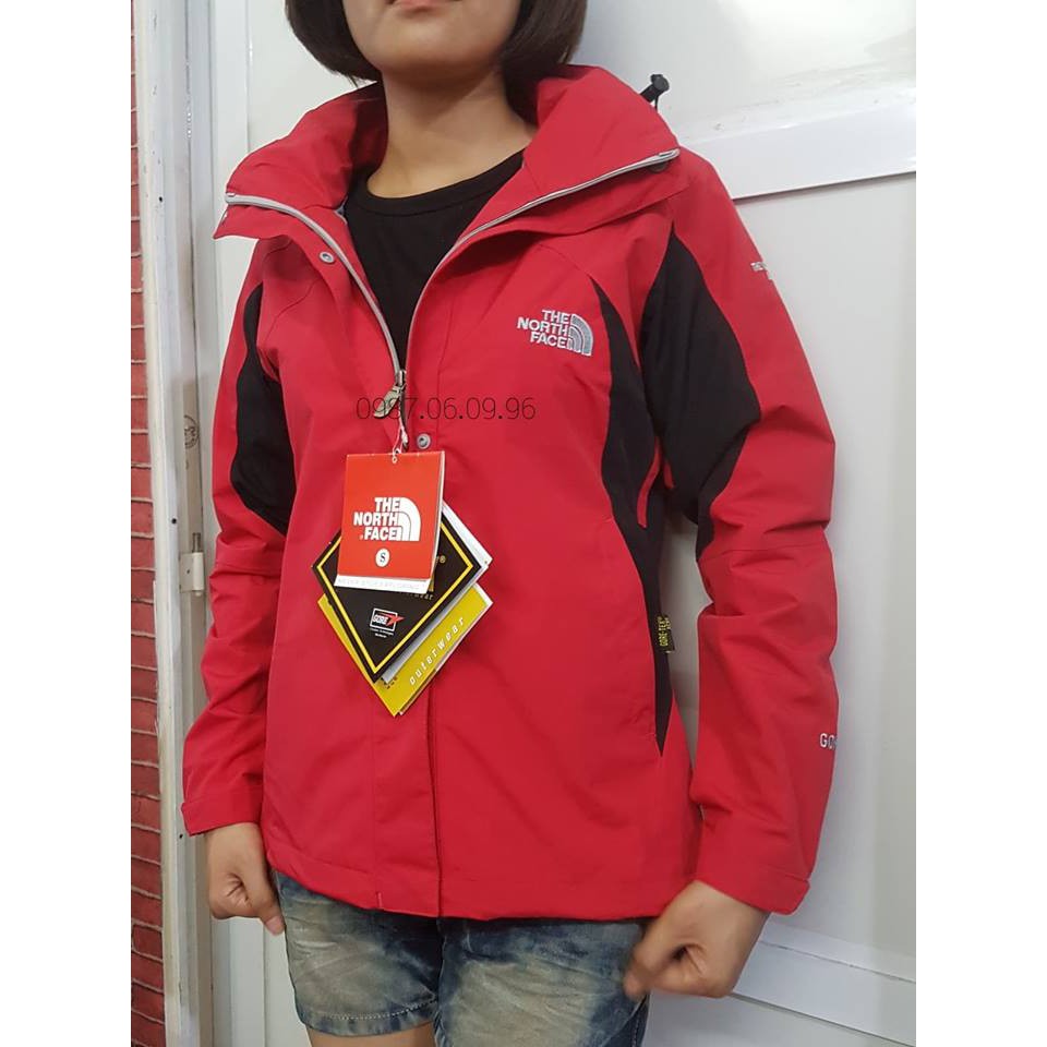 Sỉ= Lẻ Áo Gió TNF 2 Lớp Dày Màu Đỏ