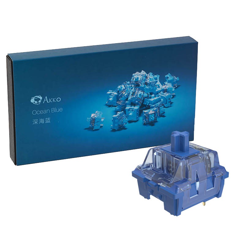 Bộ switch cho bàn phím cơ AKKO CS switch – Ocean Blue (45 switch)