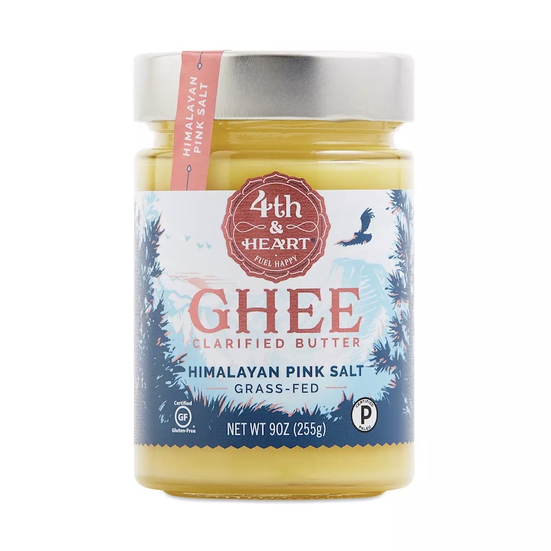 HŨ BƠ SỮA TRÂU - MUỐI HIMALAYAN Fourth and Heart Grass Fed Salted Ghee, 255g (9oz)