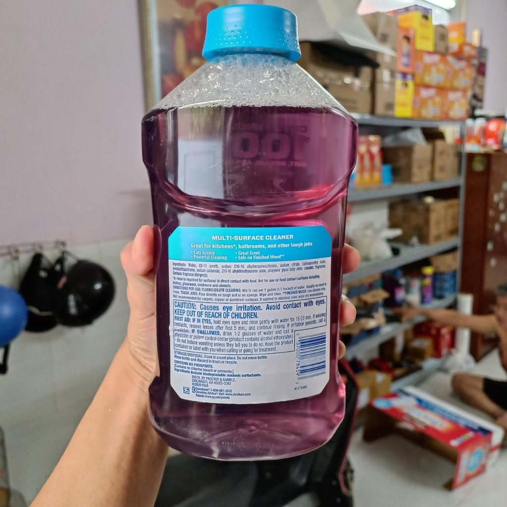 Nước lau sàn Mr.Clean nhập khẩu 828ml đến 1.33L