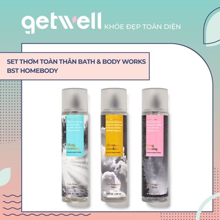 Xịt thơm Body Mist Bath & Body Works 236ml AFTERNOON SUNSHINE COZY EVENING MISTY MORNING