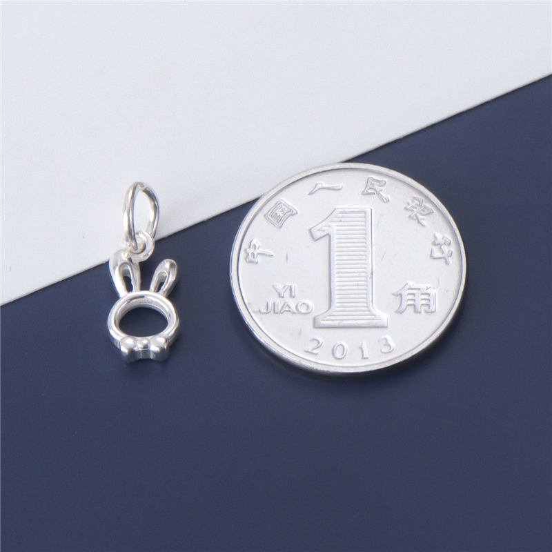 Mặt Dây Chuyền Bạc S925 Hình Chú Thỏ Hoàng Đạo Thái Lan Độc Đáo