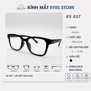 Gọng Kính Cận Nam Nữ EYESSTORE 24267 - Nhựa Dẻo