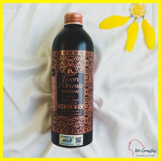 Sữa tắm nước hoa ý tesori d'oriente hammam tinh dầu argan dưỡng trắng da 500ml