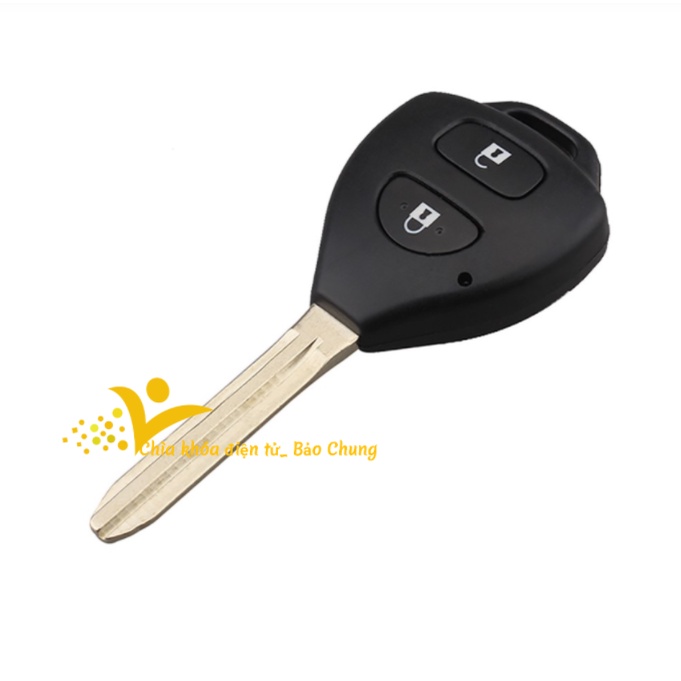 Vỏ chìa khóa 2 nút  xe toyota vios đời trước 2014, yaris 2006-2013, inova 2012