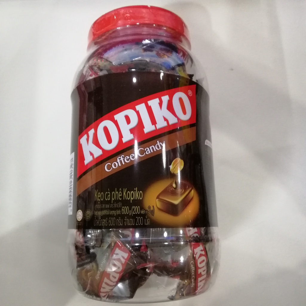 Kẹo Cà Phê Kopiko Coffee Candy (Hủ 600g)