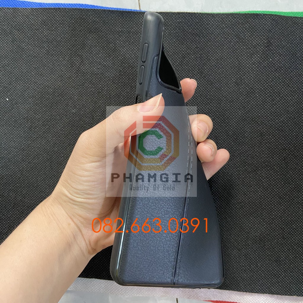 Ốp lưng Samsung M31S dẻo đen giả da auto focus