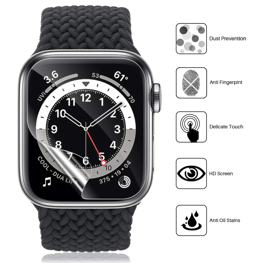 Miếng Dán Bảo Vệ Màn Hình hd Mềm Trong Suốt Cho watch series ultra 8 7 6 se 5 4 3 2 1