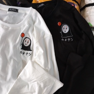 Áo thun tay dài thêu HÌNH VÔ DIỆN