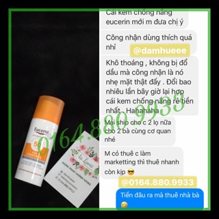 Kem chống nắng oil control eucerin