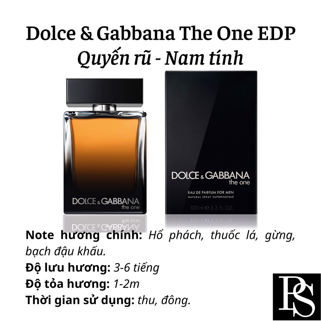 Nước hoa Nam DG The One For Men EDP