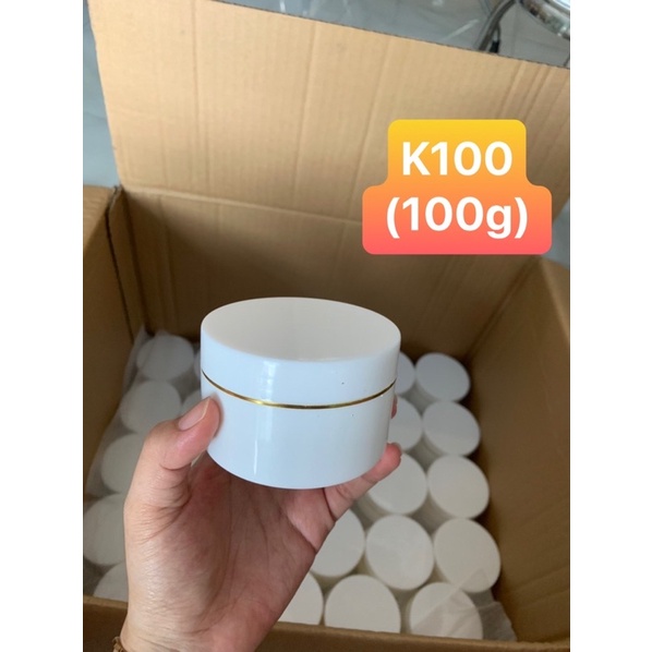 COMBO 50 HỦ CHIẾT MỸ PHẨM K100 (100g)