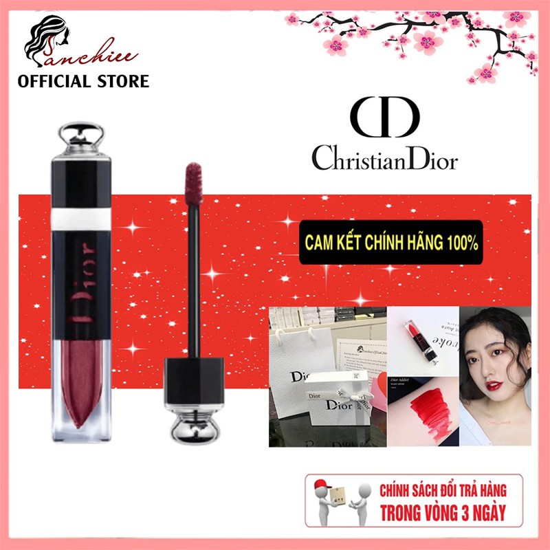 Son Dior Addict Lacquer Plump. son có độ bóng nhẹ nhàng, giàu dưỡng chất,  bền màu “khủng”