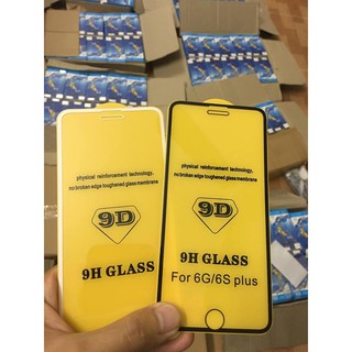 KÍNH CƯỜNG LỰC 9D ,10D Full Màn chống vân tay IPHONE 6 6s 6plus 6splus 7 7plus 8 8plus X