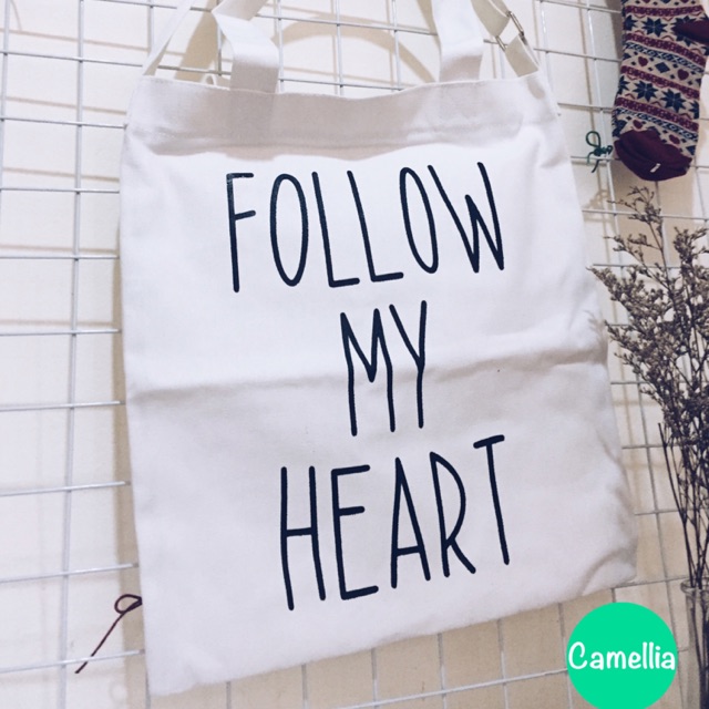 Túi tote Follow My Heart