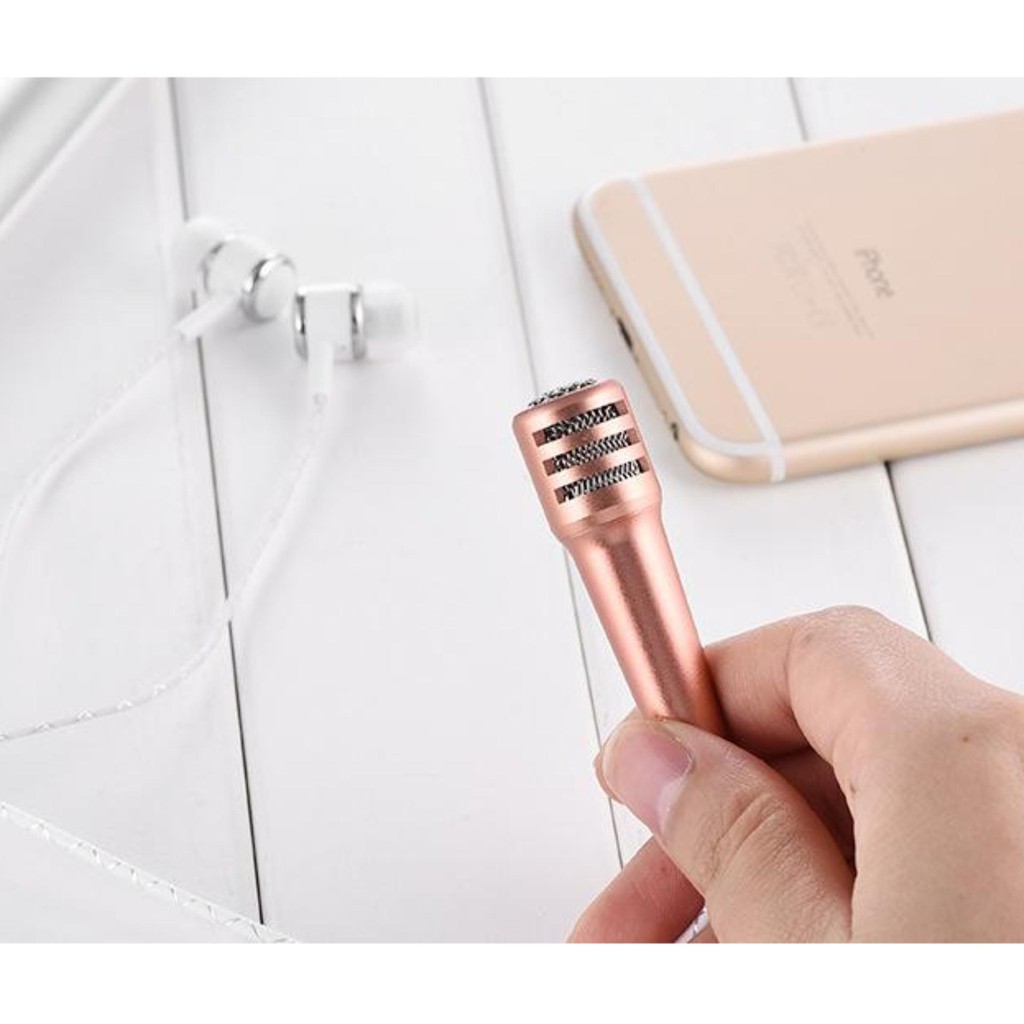 Mic mini 🤗 Giao hàng hỏa tốc 🤗 Tai nghe đa năng có micro mini hát karaoke cao cấp