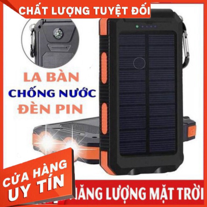 CHÍNH HÃNG GIÁ TỐT Sạc dự phòng năng lượng mặt trời 20000mAh SẢN PHẨM BÁN CHẠY NHẤT