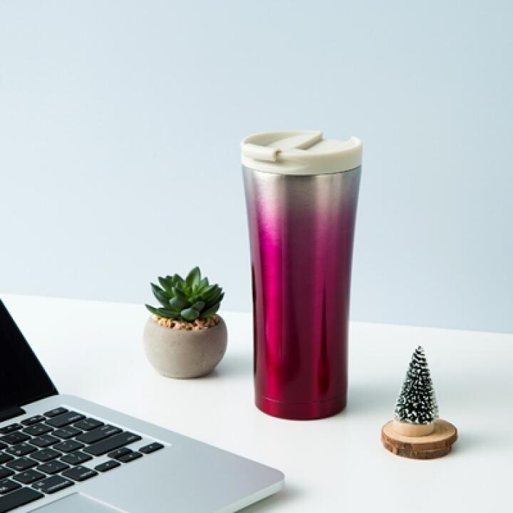 Tumbler ARTBOX Hàn Quốc Dạng Nắp Cao Su Màu Hồng