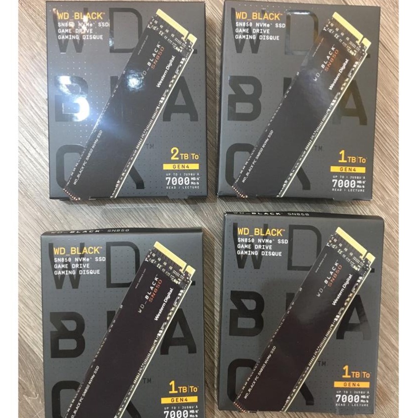 Ổ Cứng SSD WD Black SN850 PCIe Gen4 x4 NVMe M.2 500GB / 1TB (WDS500G1X0E / WDS100T1X0E) | BigBuy360 - bigbuy360.vn