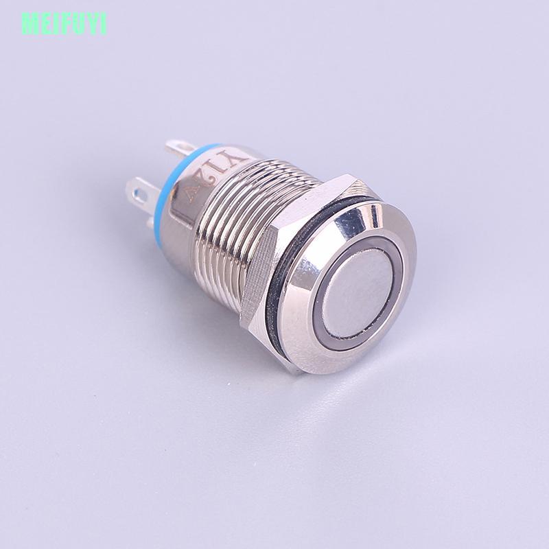 Nút Bấm Có Đèn Led Bằng Kim Loại 12mm Meifuyi