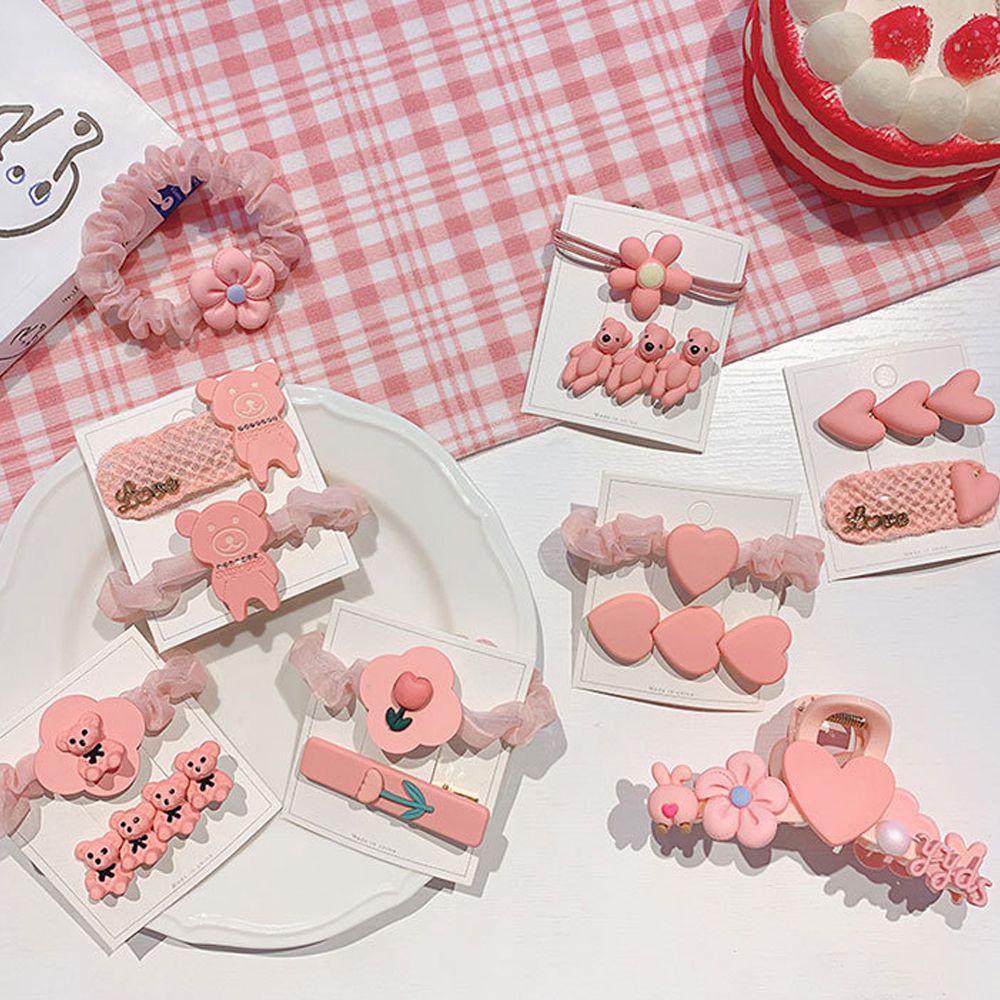 Dây Buộc Tóc Co Giãn Hình Nơ Dễ Thương Phong Cách Hàn Quốc Cho Nữ