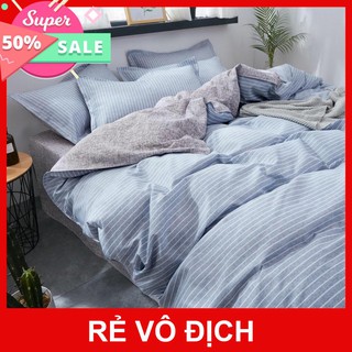 Trọn bộ 5 món bộ chăn ga gối cotton poly nhập mẫu mới