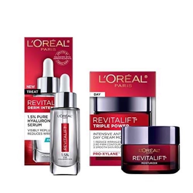 Kem chống lão hoá và sáng da Loreal Revitalift Triple Power Anti Aging Moisturizer 48g