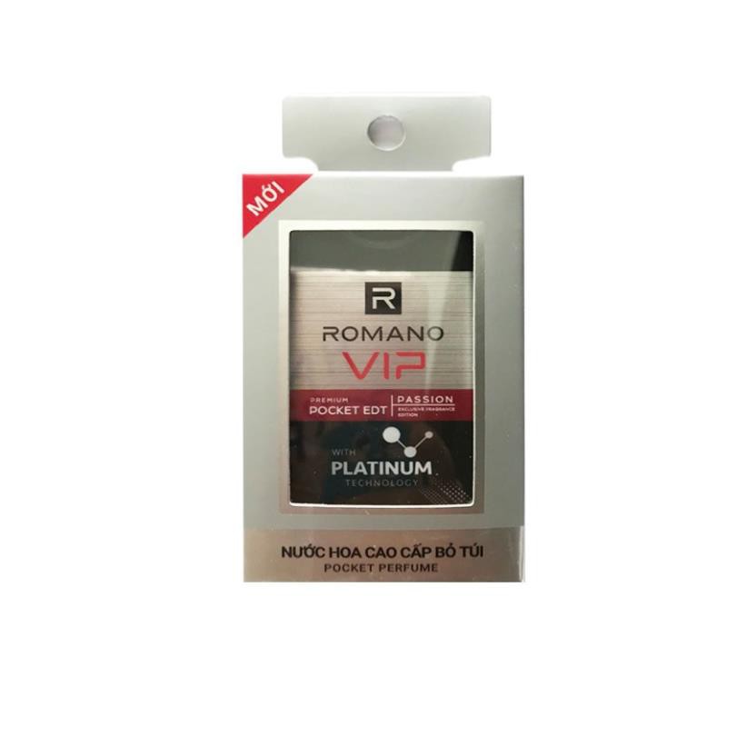 Nước Hoa bỏ Túi Romano Vip Passion 18ml