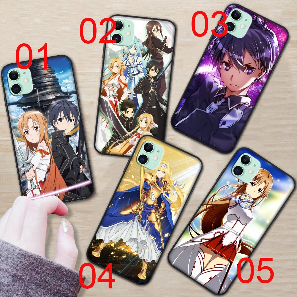 Ốp Điện Thoại Mềm Họa Tiết Sword Art Online 265rr Cho Iphone 11 Pro 6 6s 7 8 Plus X Xs Max Xr