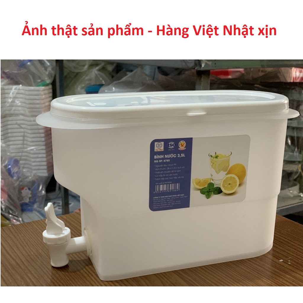 Chia sẻ: B Đựng Nước Có Vòi 3,5L Để Tủ Lạnh Tiện Lợi - Bình Đựng Nước Cao Cấp