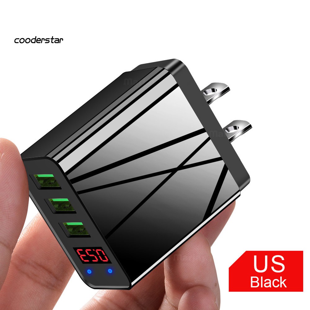 Củ Sạc Nhanh 3 Cổng Usb 3.1a Qc3.0