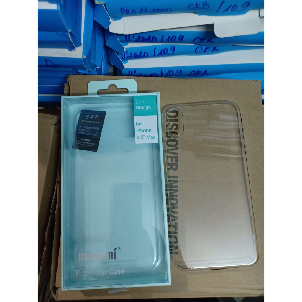 ỐP LƯNG MEMUMI TRONG SUỐT IPHONE X, XS MAX, XR, 11 PRO MAX, 12 PRO MAX, 13 PRO MAX