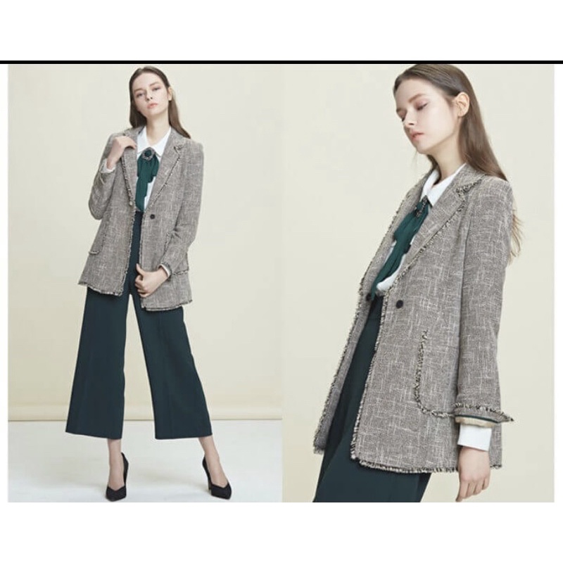 Áo Blazer ( vest) form dài xuất dư xịn