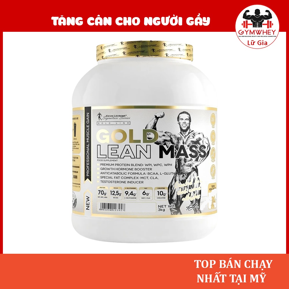 KEVIN LEVRONE Mass Sữa Dinh Dưỡng Tăng Cân Tăng Cơ Cho Người Gầy Kinh Niên 3KG
