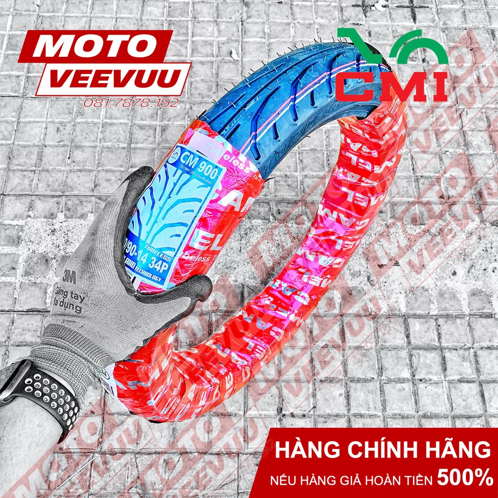 Vỏ lốp xe máy Camel CRV Cheetah 70/90-14 TL 900 Gai Dunlop (Lốp không ruột)