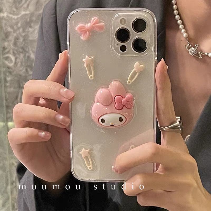 Ốp Điện Thoại Mềm Hình Hoạt Hình My Melody Dễ Thương Cho Iphone11 Apple 12Promax Xs/Xr/Xsmax