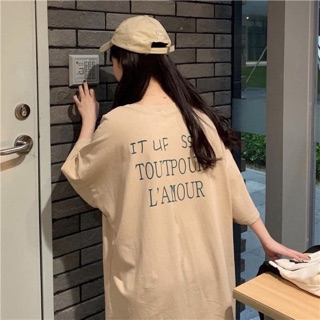 Áo thun tay lỡ Hàn Quốc