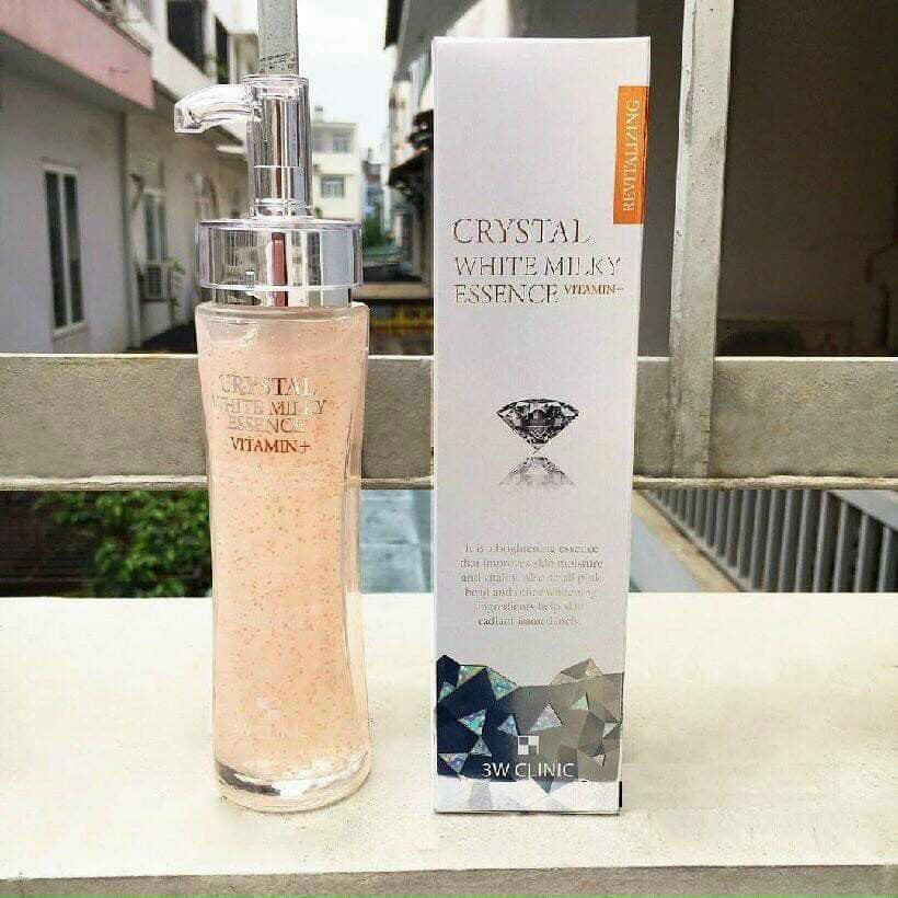 Tinh chât dưỡng trắng 3W Clinic Crystal White Milky Essence 150ml