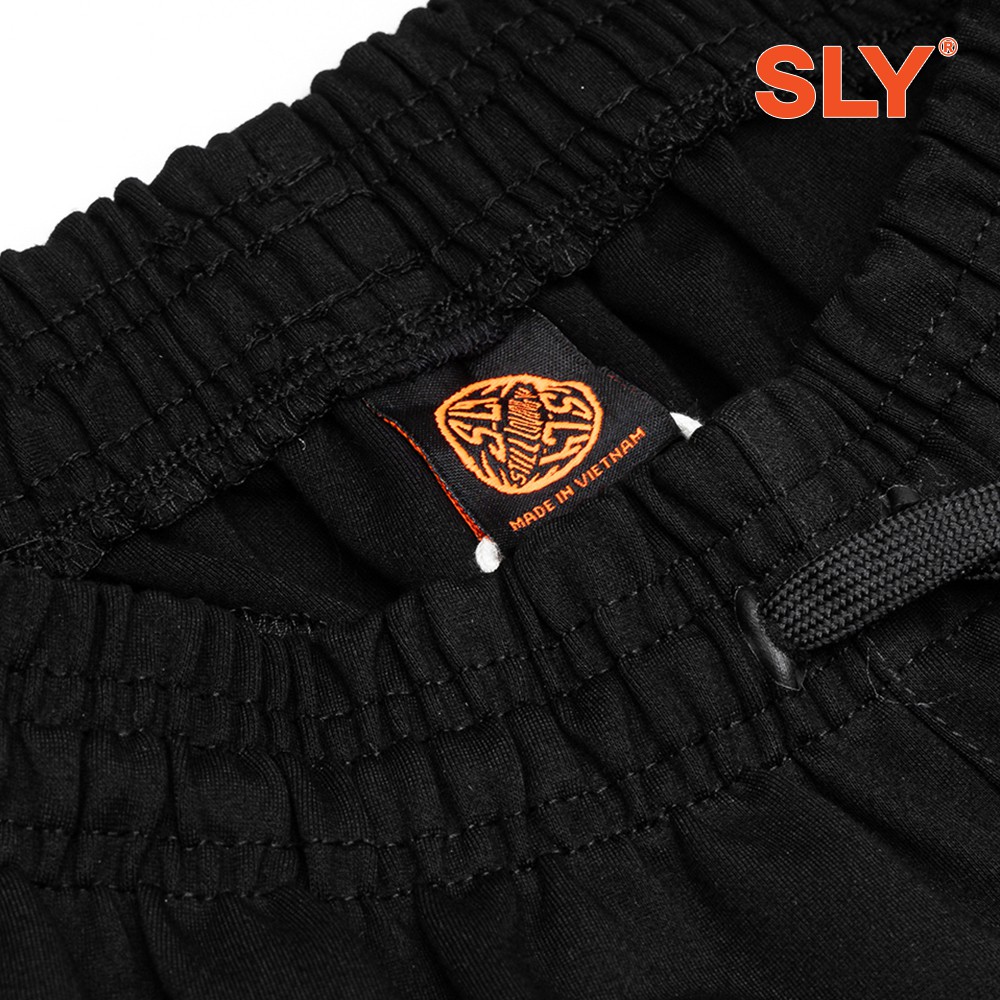 Quần Vải PICIGEN SLY Logo màu Đen