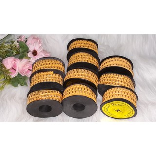 (1 hộp 10 số) - Vòng đánh số dây cáp line từ 0 đến 9