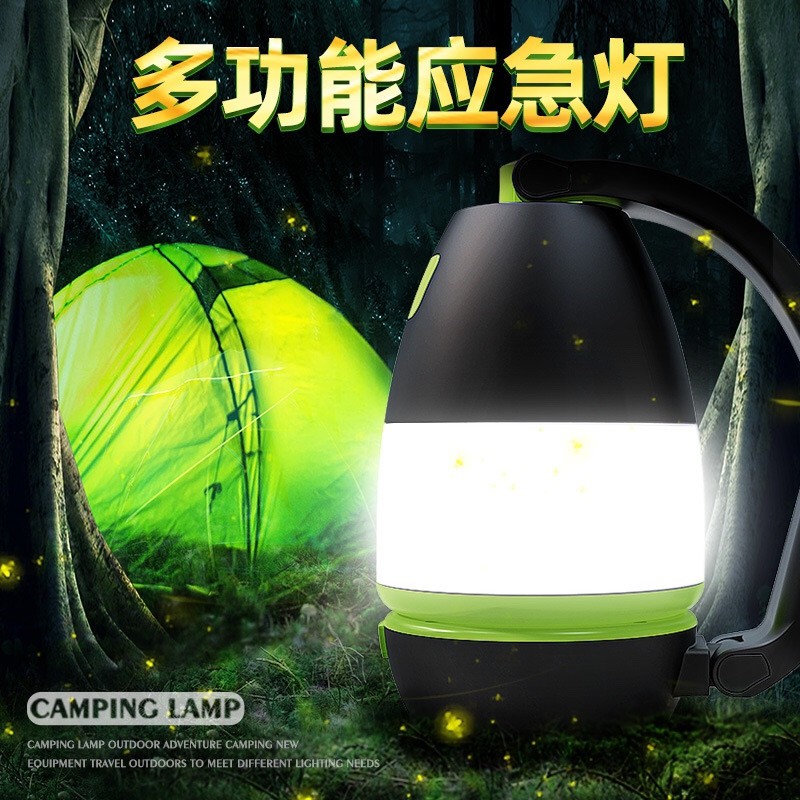 ĐènGIADUNGTONGKHO1Đèn tích điện thông minh cầm tay để bàn tiện lợi, Đèn cắm trại đa năng