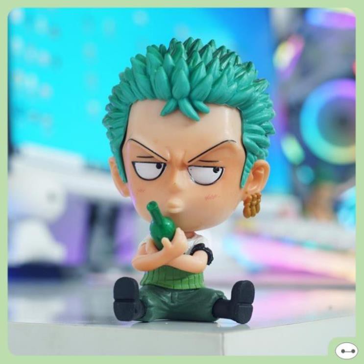 MÔ HÌNH CHIBI NGỒI ZORO 10CM